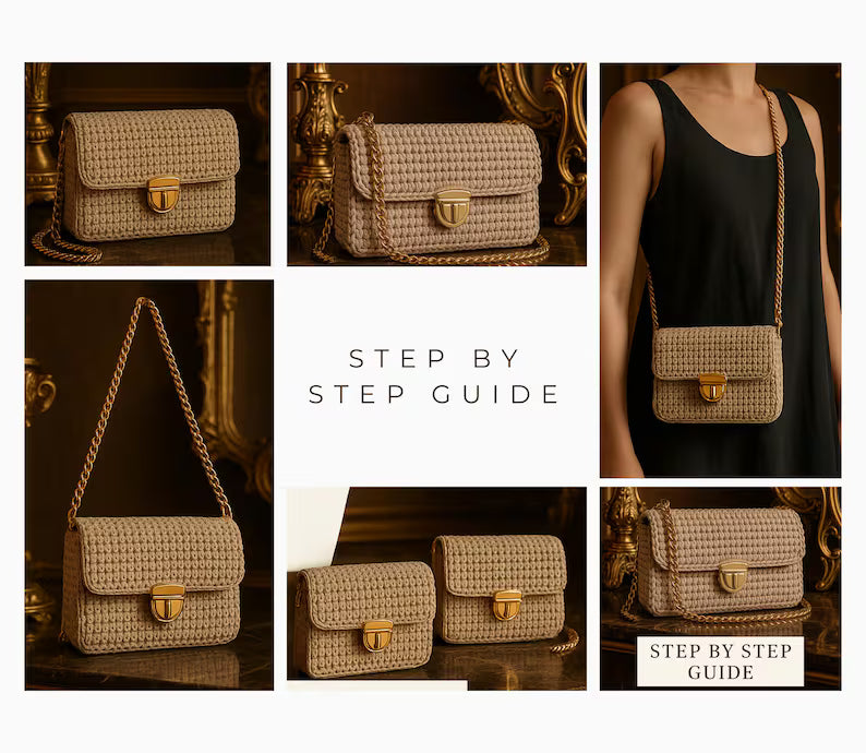 100 Luxury Crochet Handbag Patterns (PDF)
