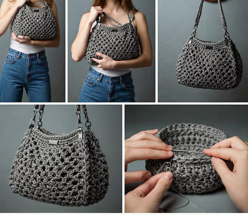 100 Luxury Crochet Handbag Patterns (PDF)