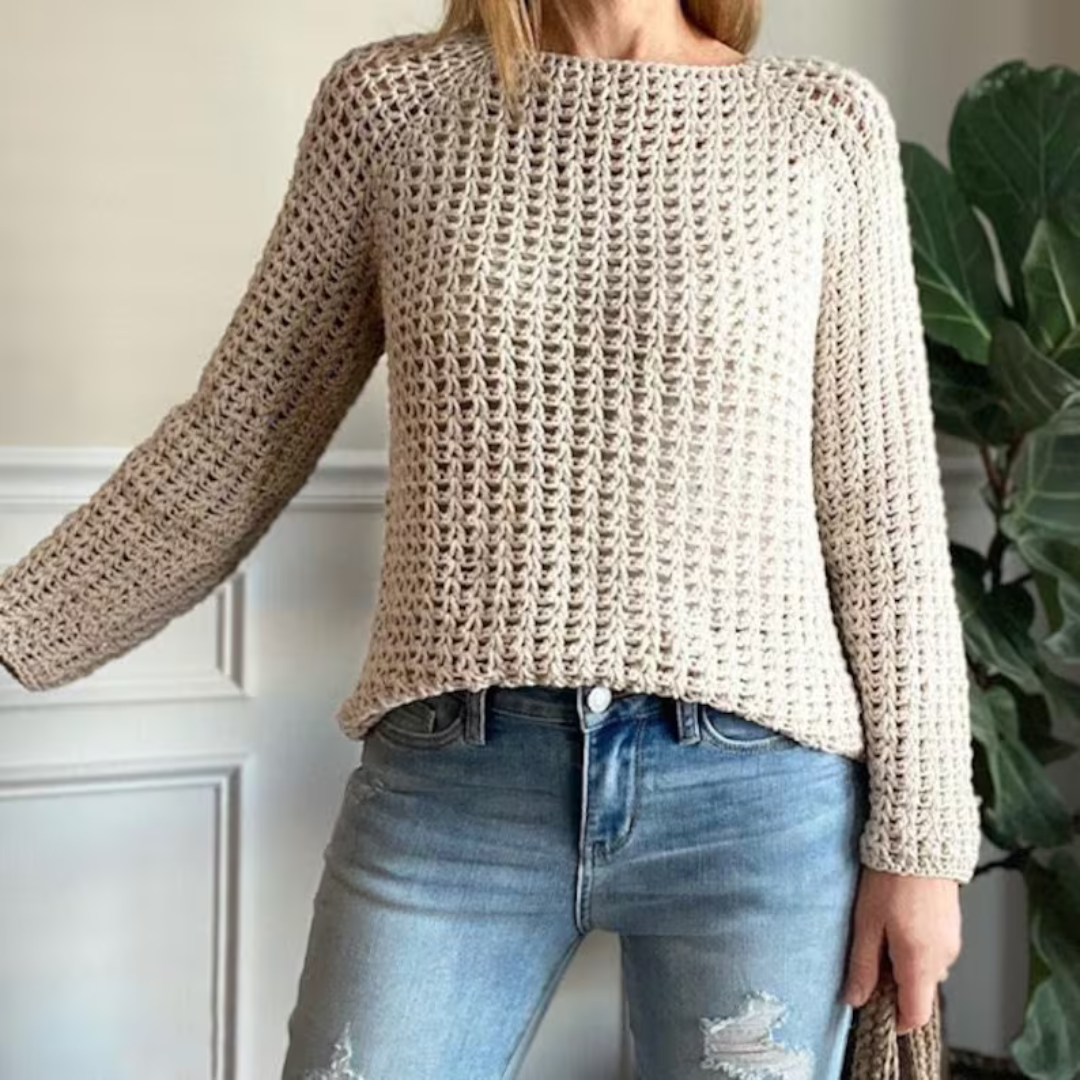 Crochet Pattern – Brogan Pullover (PDF)