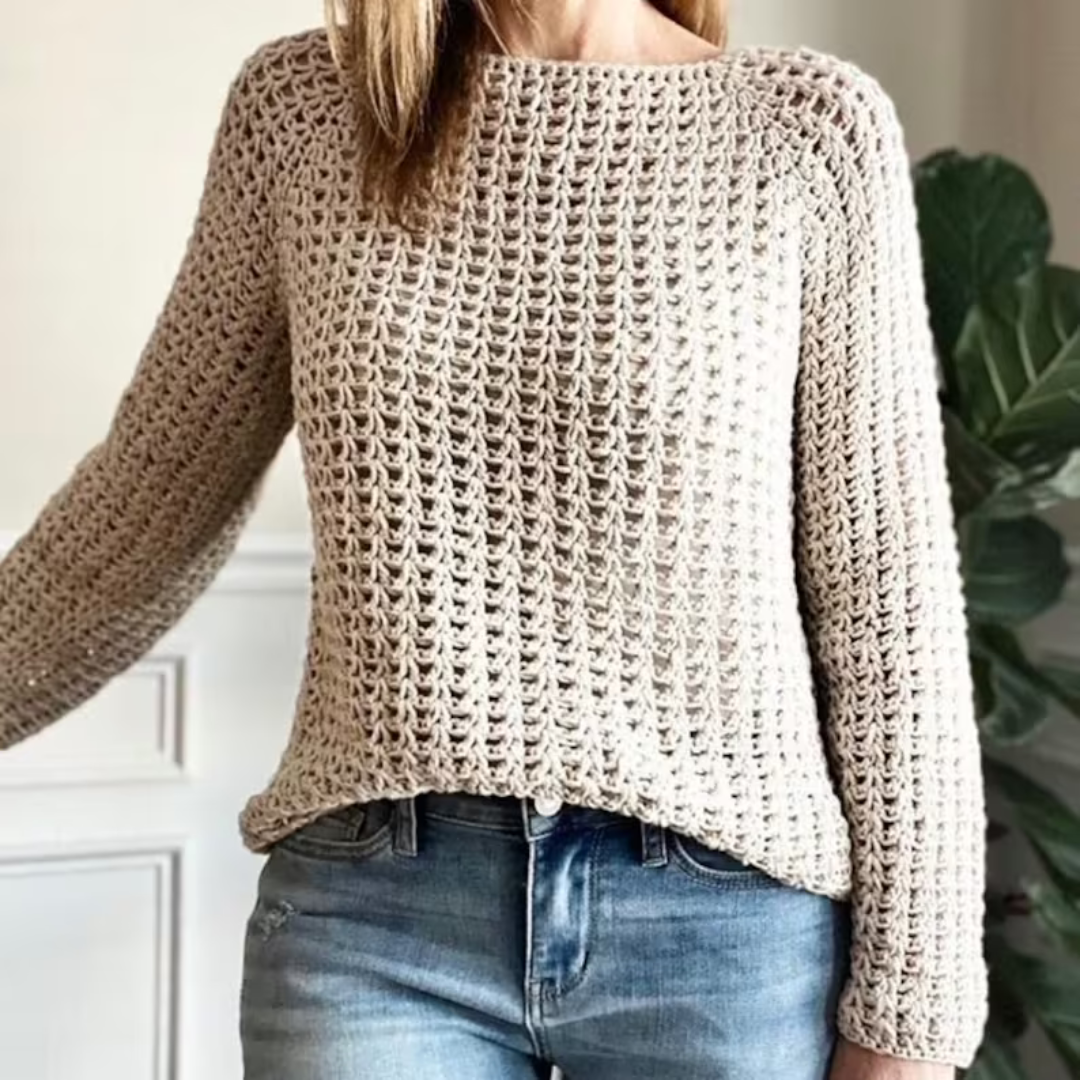 Crochet Pattern – Brogan Pullover (PDF)