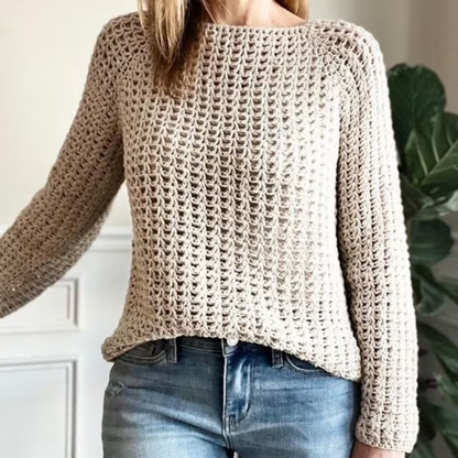 The Brogan Top Down Sweater – Crochet Pattern (PDF)