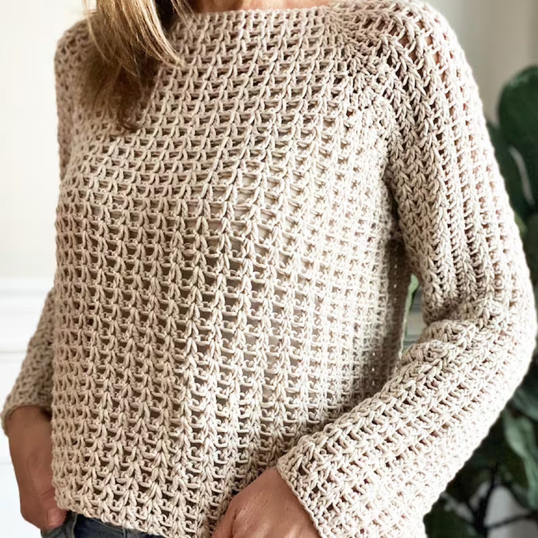 Crochet Pattern – Brogan Pullover (PDF)