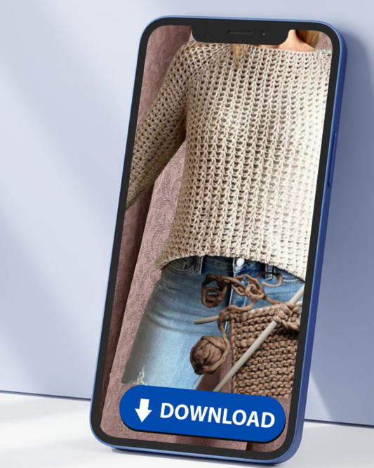 The Brogan Top Down Sweater – Crochet Pattern (PDF)